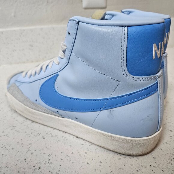Size 10.5 - Nike Blazer '77 Vintage Mid Celestine Blue No Box Retro Sneaker - Picture 4 of 7
